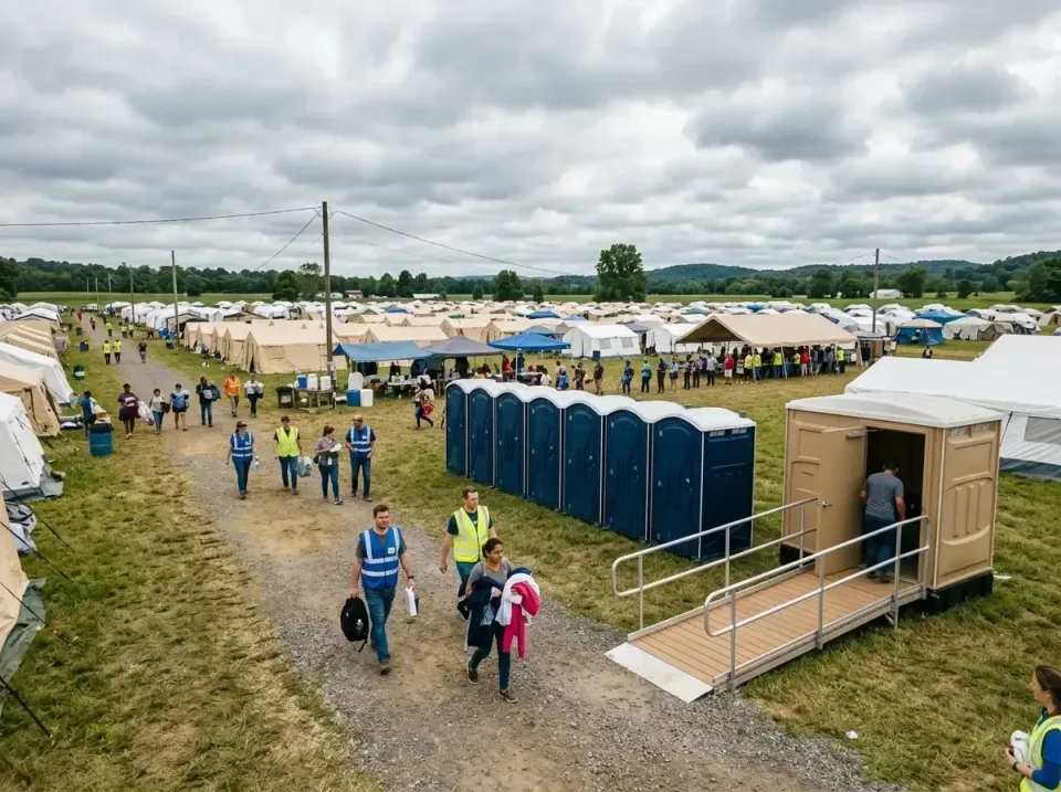 disaster-relief-camp-restrooms-010 — frequently asked questions, Dumpster & Portable Bathrooms Rental in Cedar Falls, IA